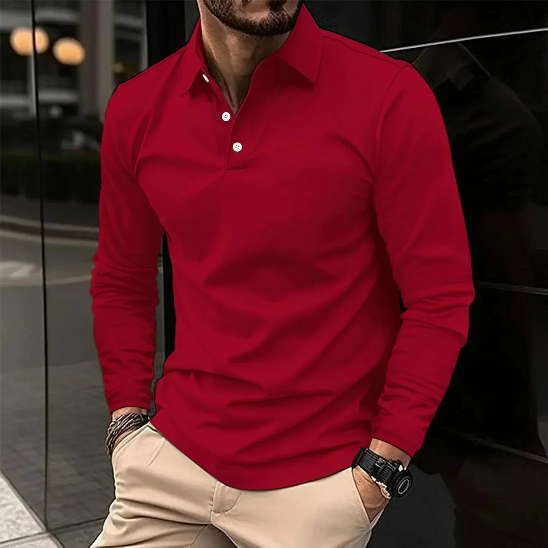 Men's Regular Fit Knit Polo Shirt - Casual Wear