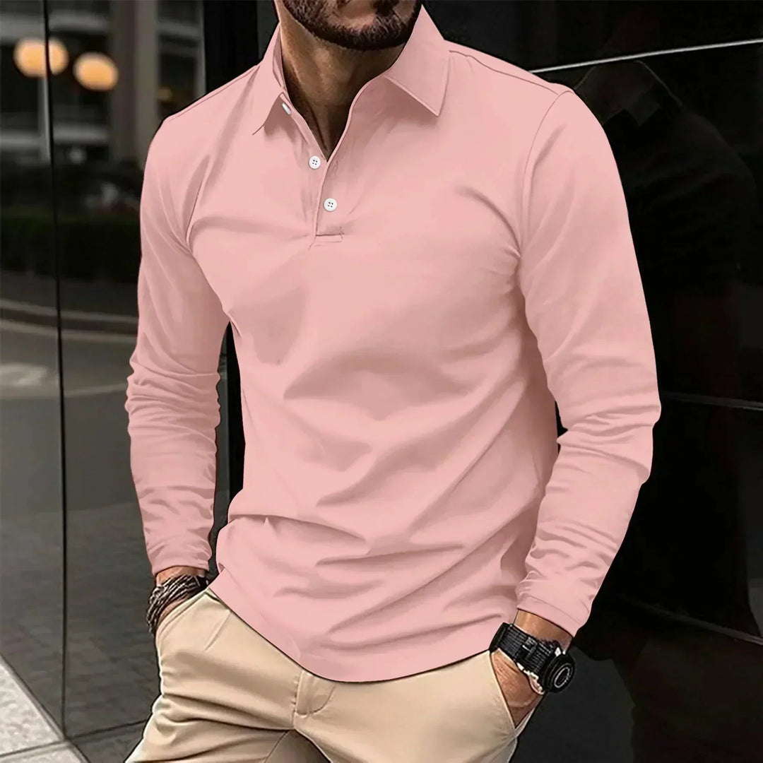 Men's Regular Fit Knit Polo Shirt - Casual Wear