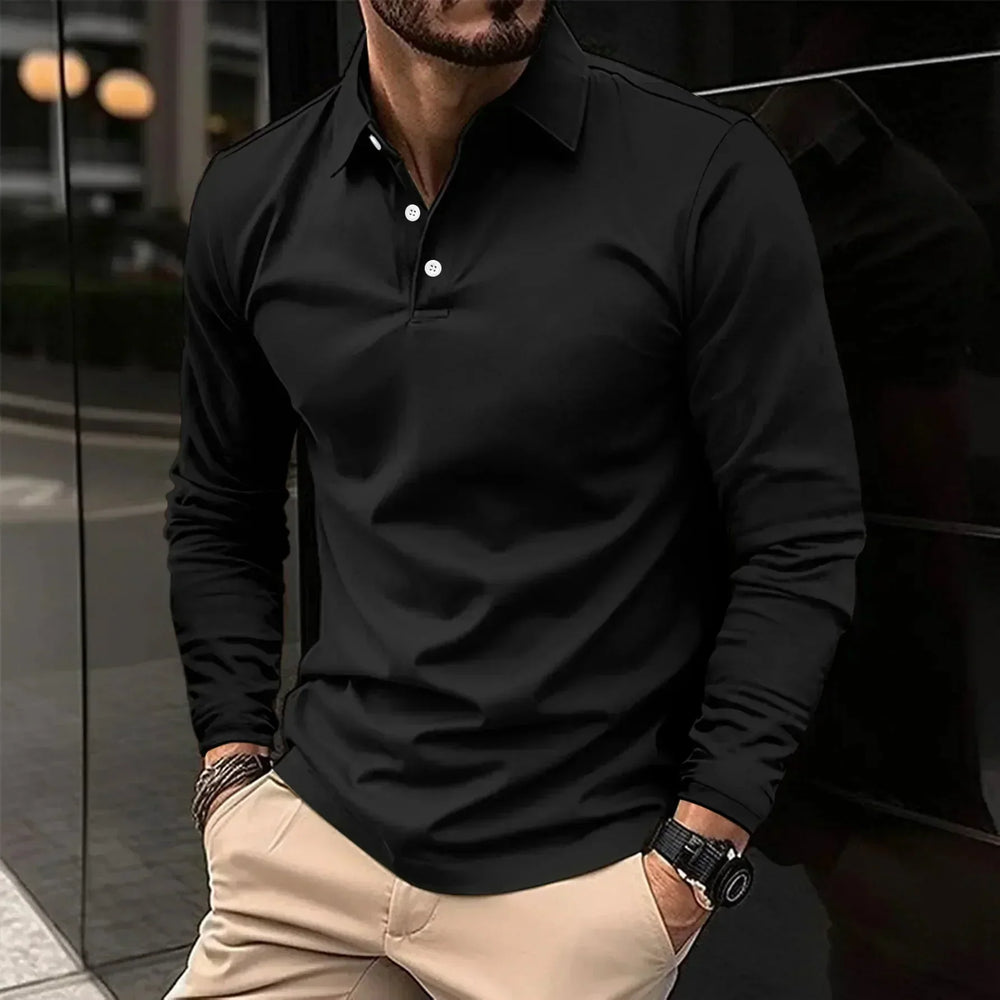 Men's Regular Fit Knit Polo Shirt - Casual Wear