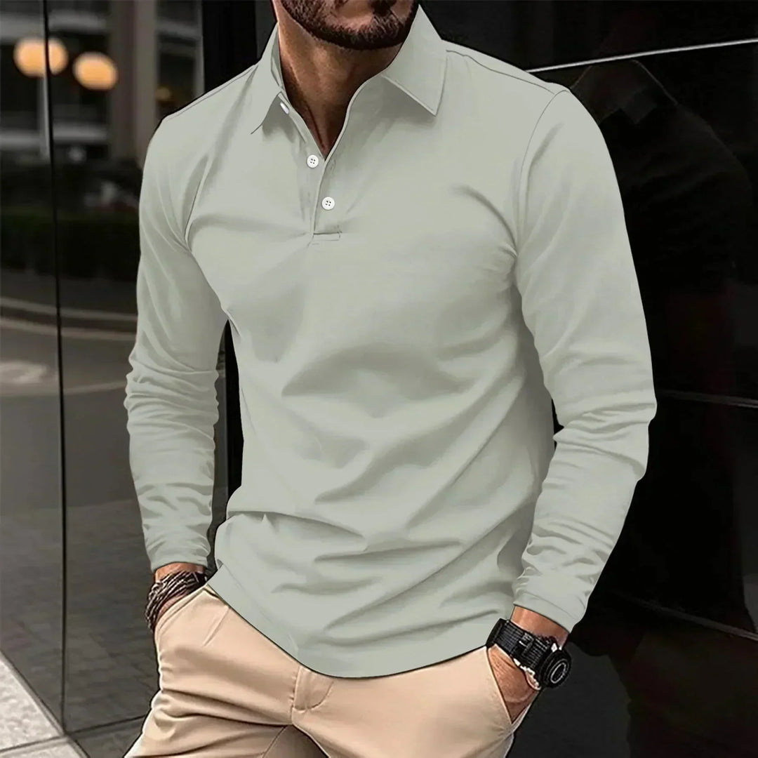 Men's Regular Fit Knit Polo Shirt - Casual Wear