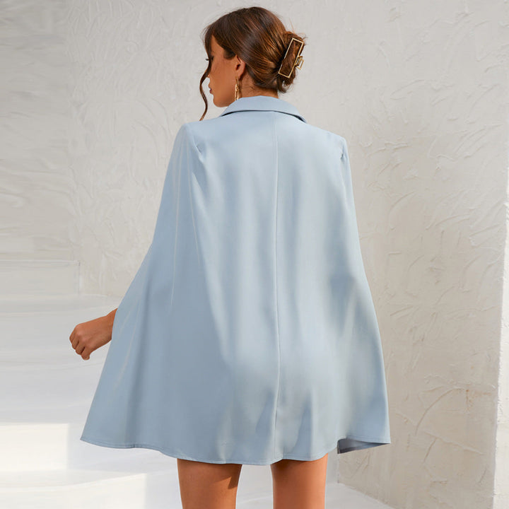 Sage | Women's Double-Breasted Mini Dress, Casual