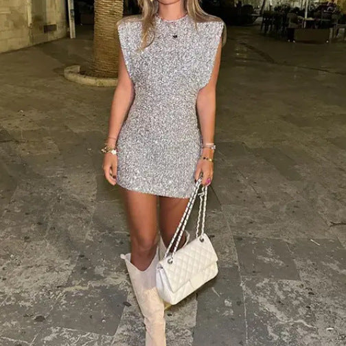 Theresa | Women's Bodycon Mini Dress, Sleeveless