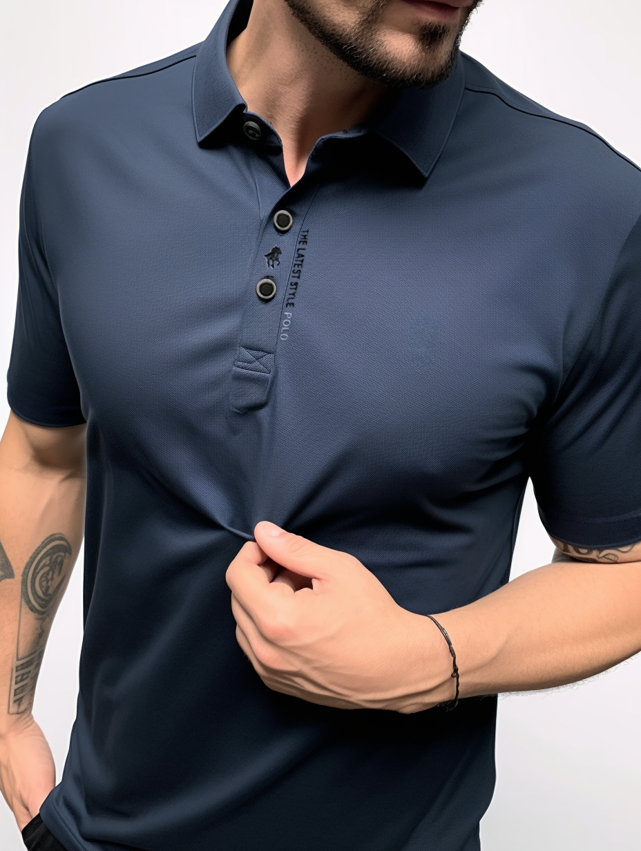 Men's Regular Fit Cotton Polo Shirt - Casual Everyday Wear