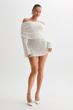 Veronica | Women's Off-Shoulder Fitted Mini Dress, Evening