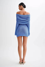 Veronica | Women's Off-Shoulder Fitted Mini Dress, Evening