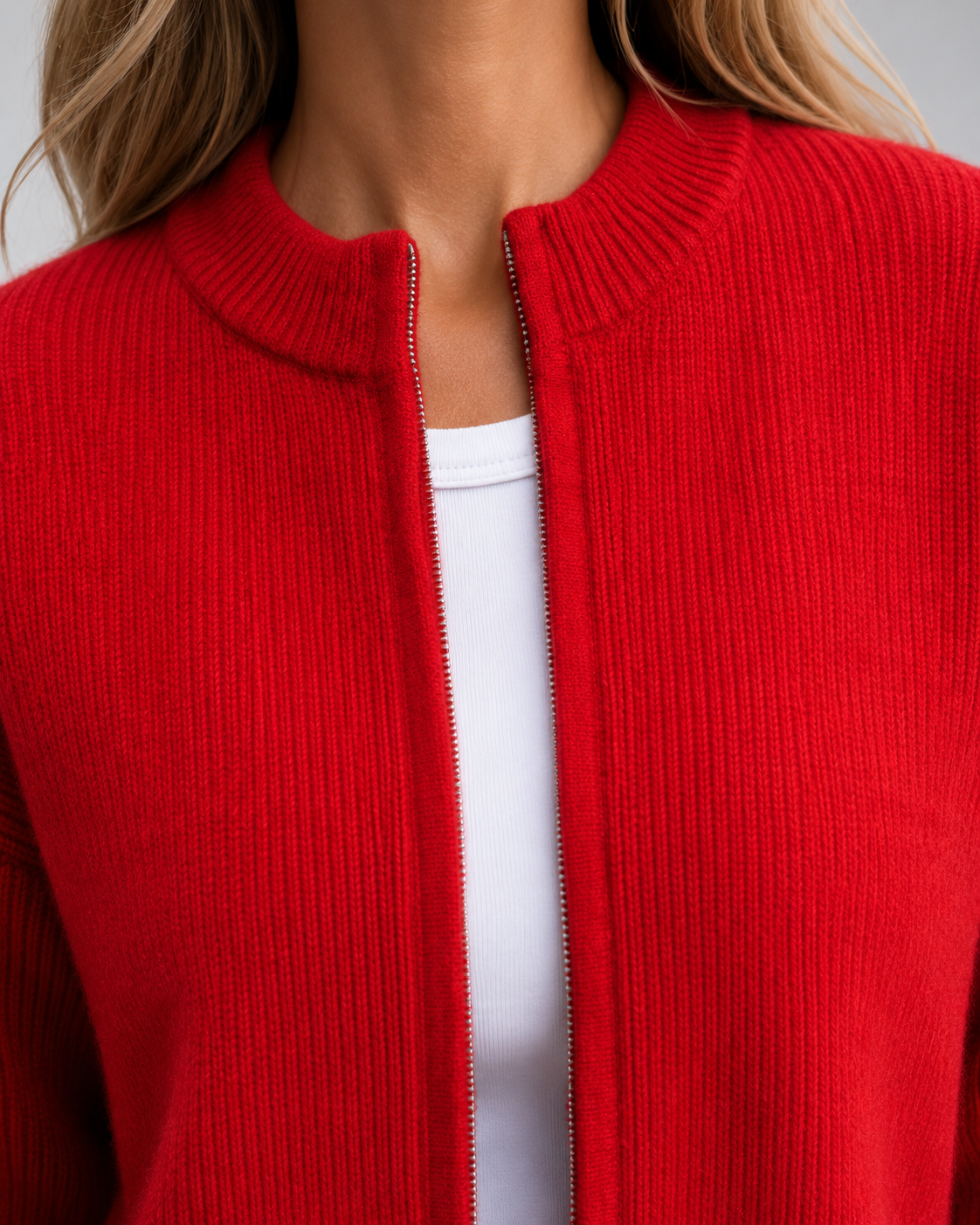 Open Front Knit Cardigan for Women