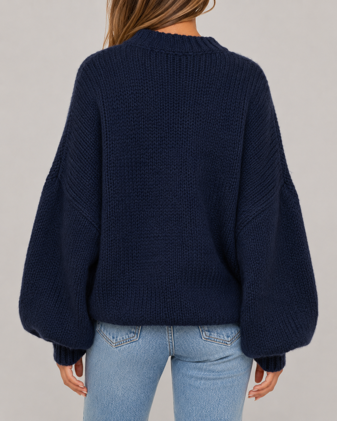 Chunky Knit Oversized Sweater for Women